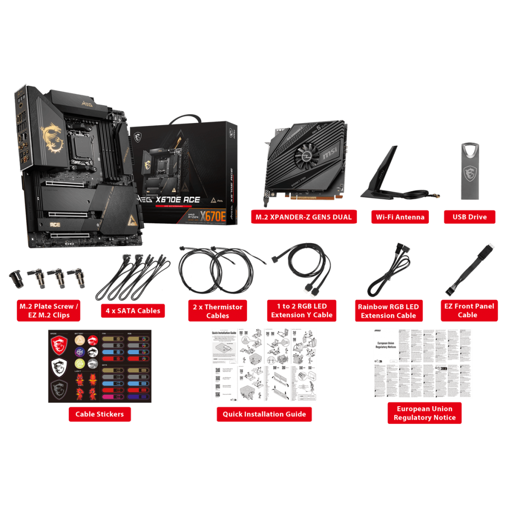MSI MEG X670E ACE Motherboard MSIUS Official Store