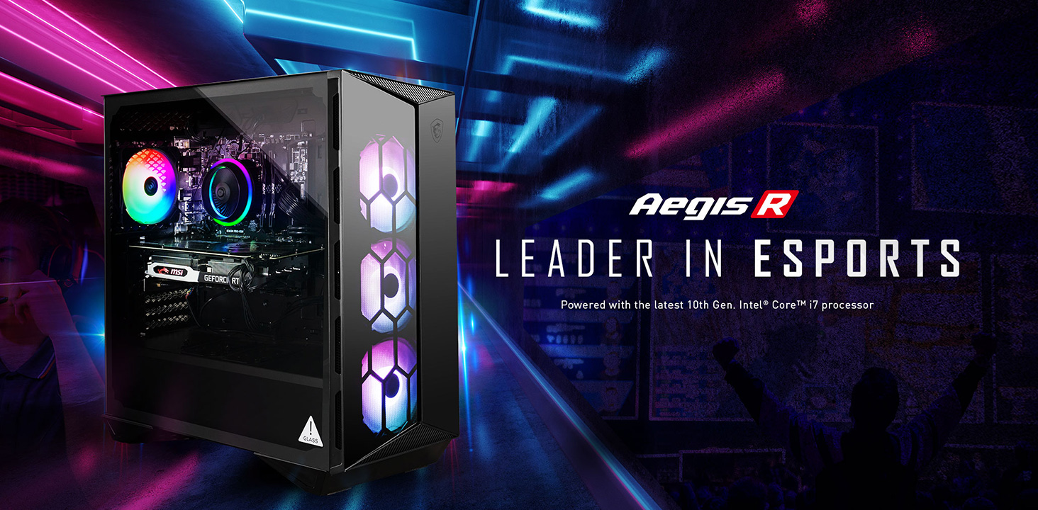 MSI Aegis R - Leader In Esports.