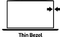 Thin Bezel Icon.