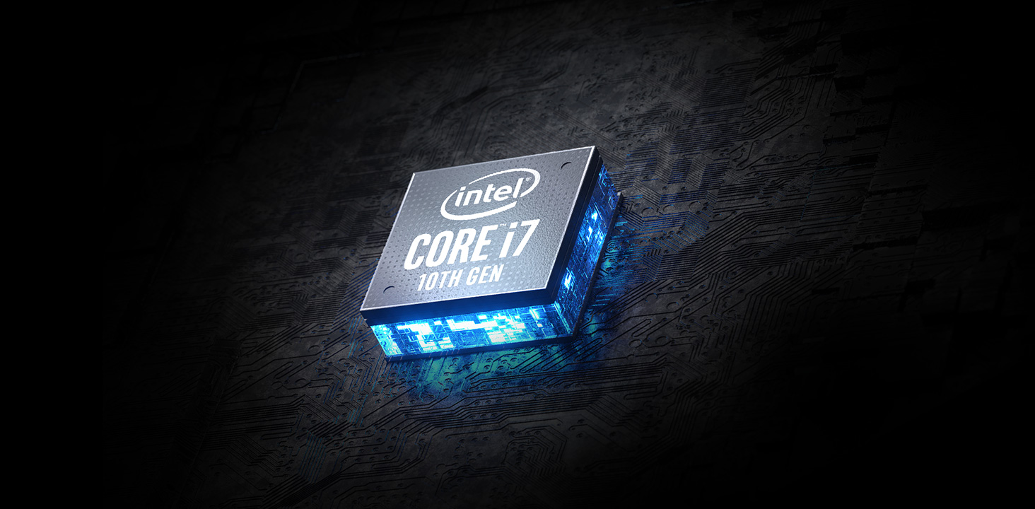 Intel 10th Gen Core i9 logo.