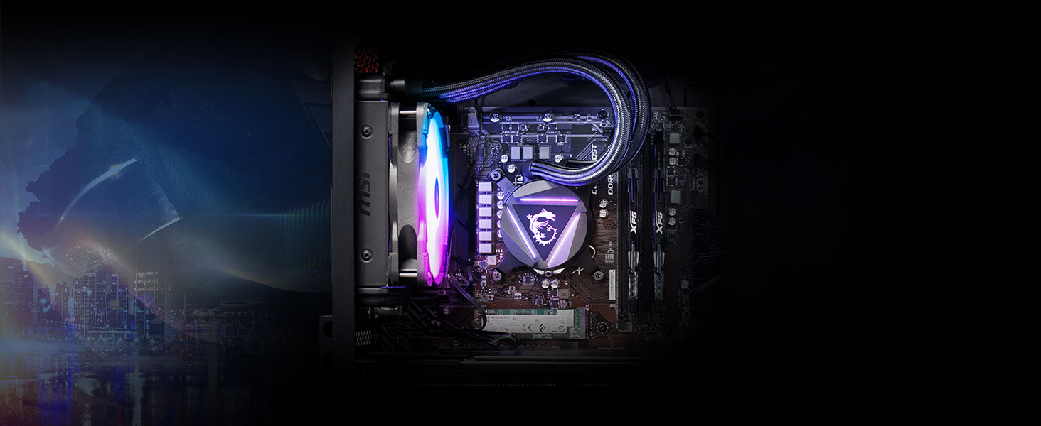 Aegis RS liquid cooling.