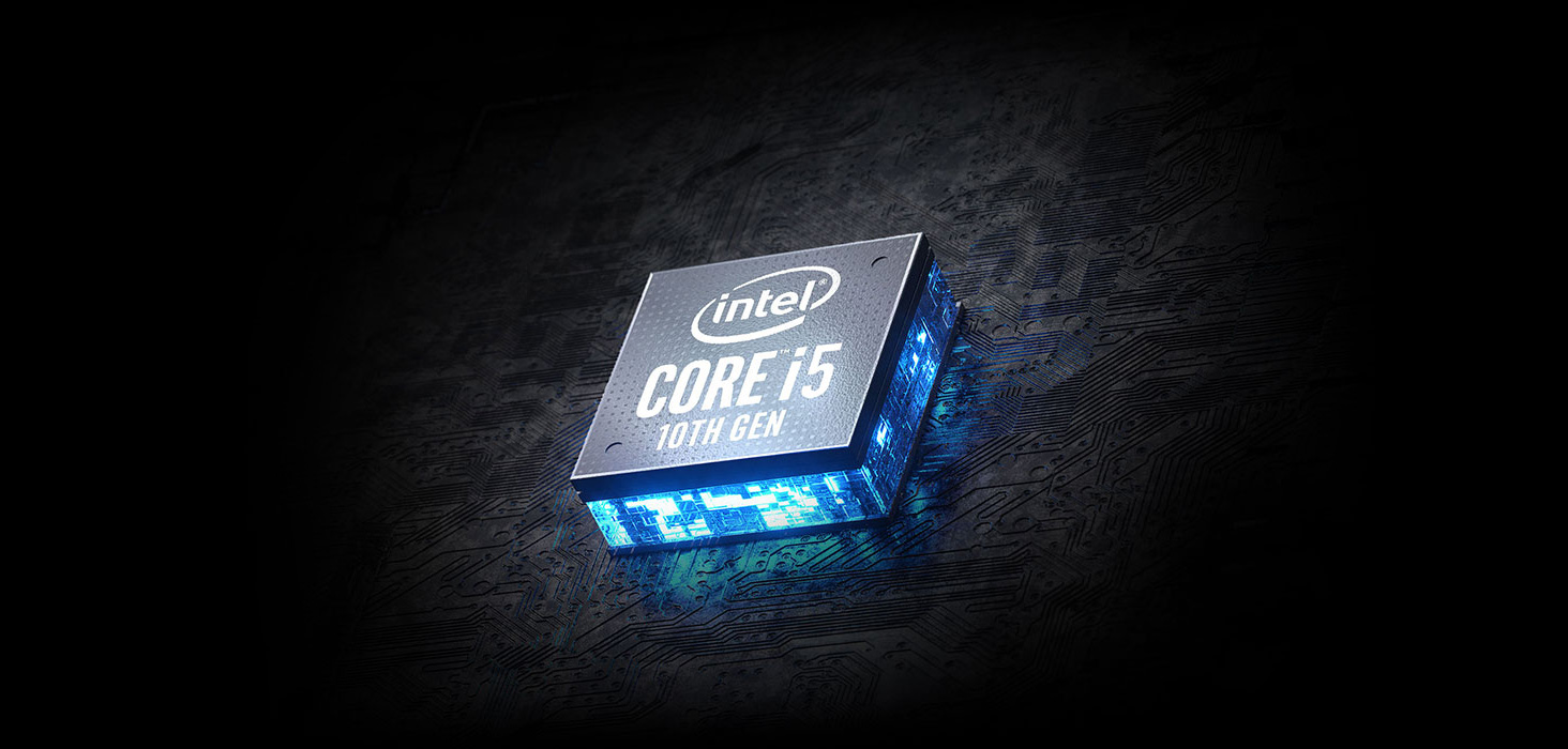 Intel 10th Gen Core i5 logo.