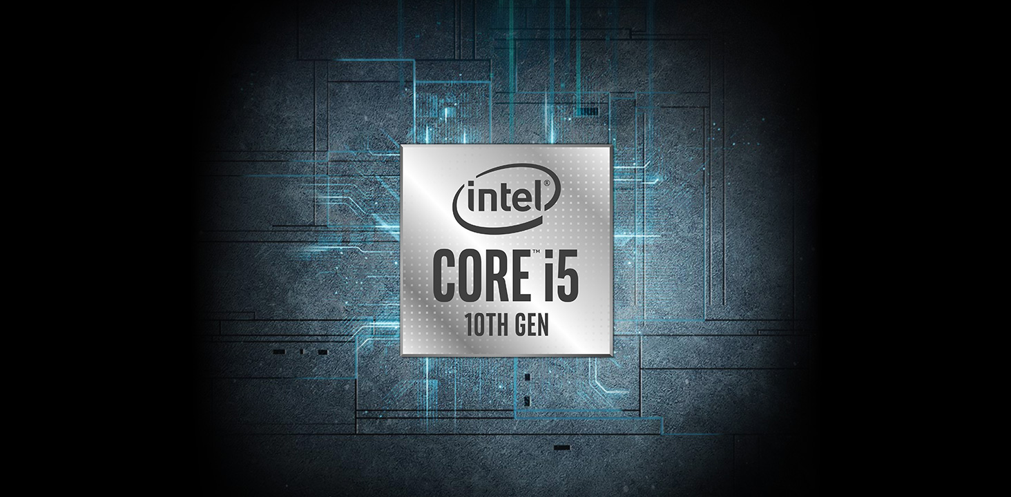 Intel 10th Gen Core i5 logo.