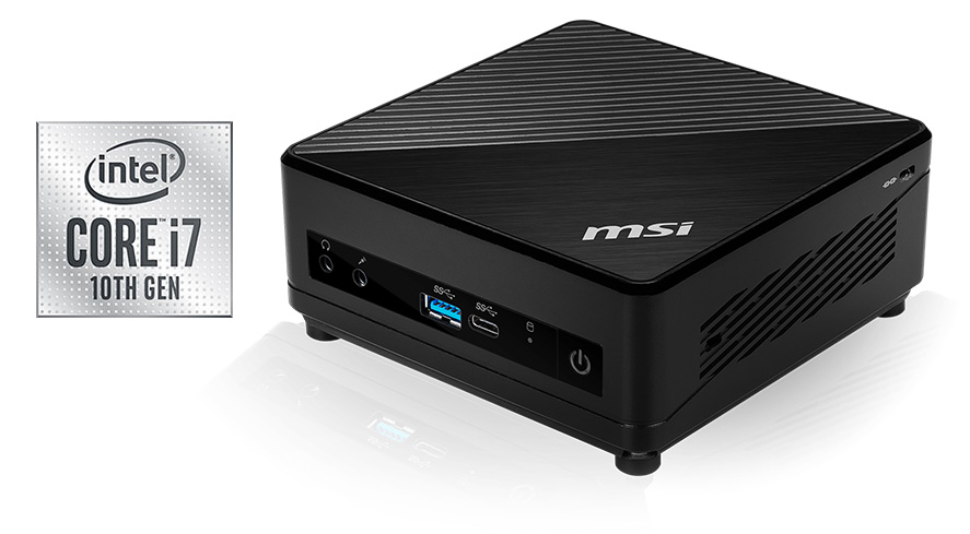 Cubi 5 10M with Intel 10th Gen Core i7 logo.
