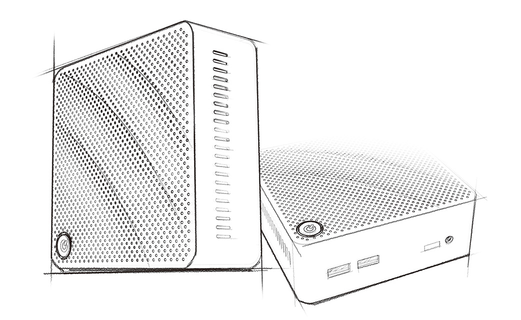 Cubi N Fanless Design.