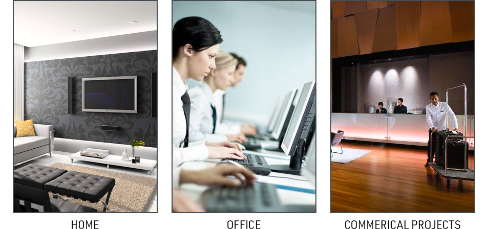 Cubi N at home, in office, or on commercial projects.